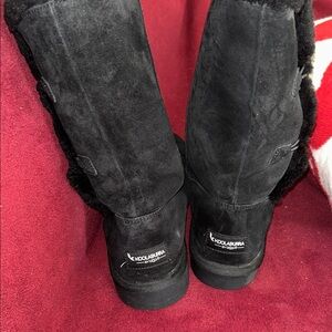 Koolaburra Black Suede Winter Boots